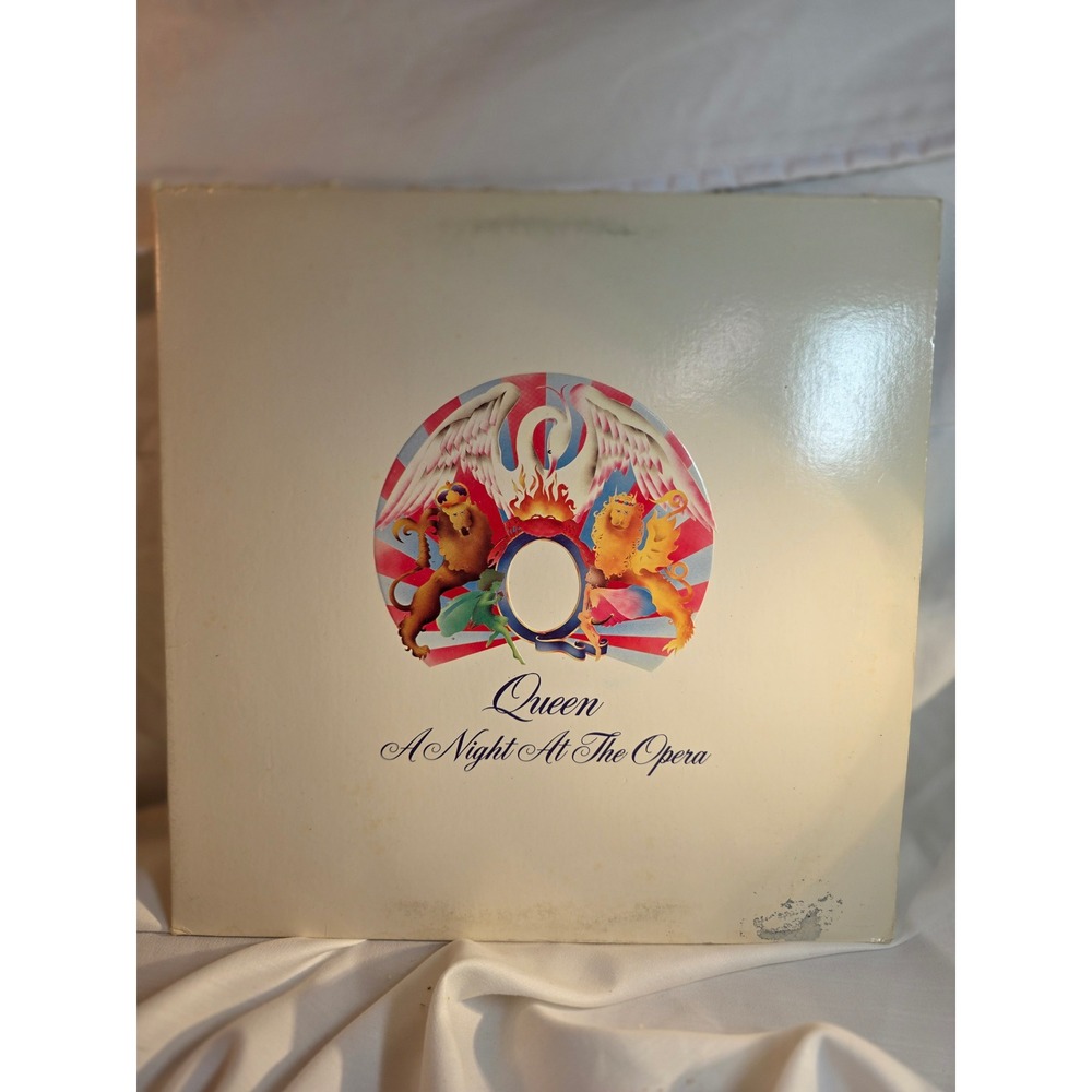 Queen A Night At The Opera Vinyl LP 1975 Elektra 7E-1053 Bohemian Rhapsody